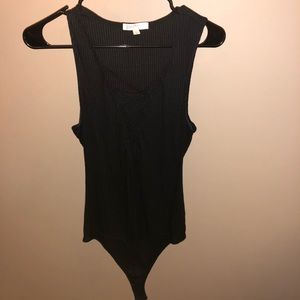 Summer lace-up bodysuit
